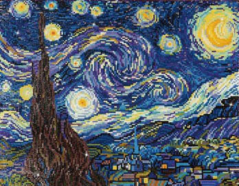 Diamond Dotz Starry Night Van Gogh 50x40cm